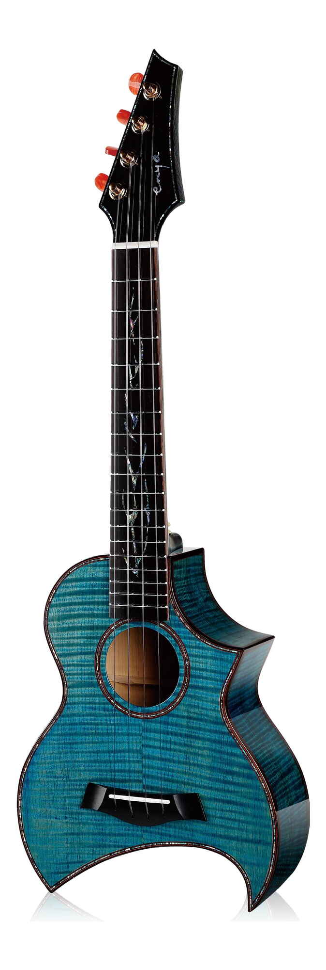 Enya E5 Solid Maple Tenor Ukulele Pickup