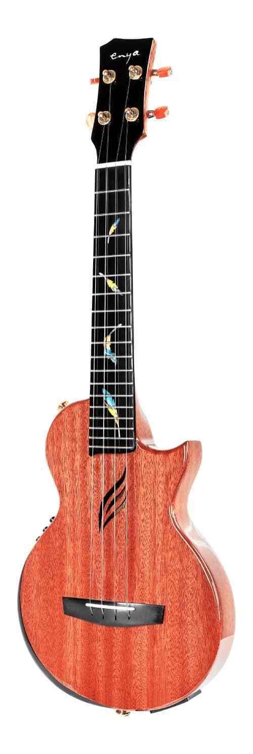 Enya Feather Solid Mahogany Tenor Ukulele Pickup