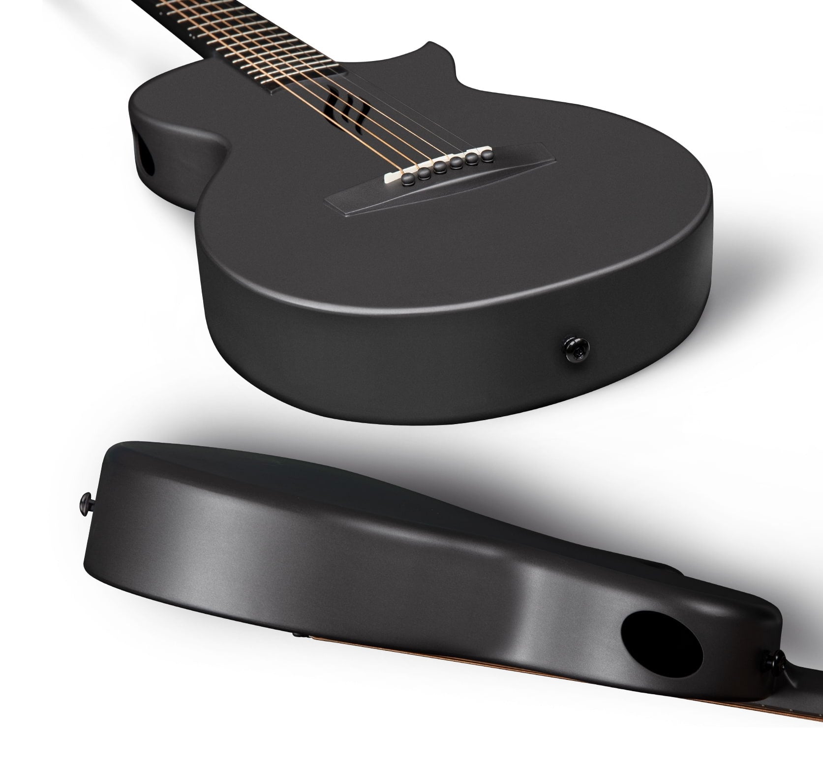Enya Nova Go 33" Acoustic Smart Guitar Black Pickup