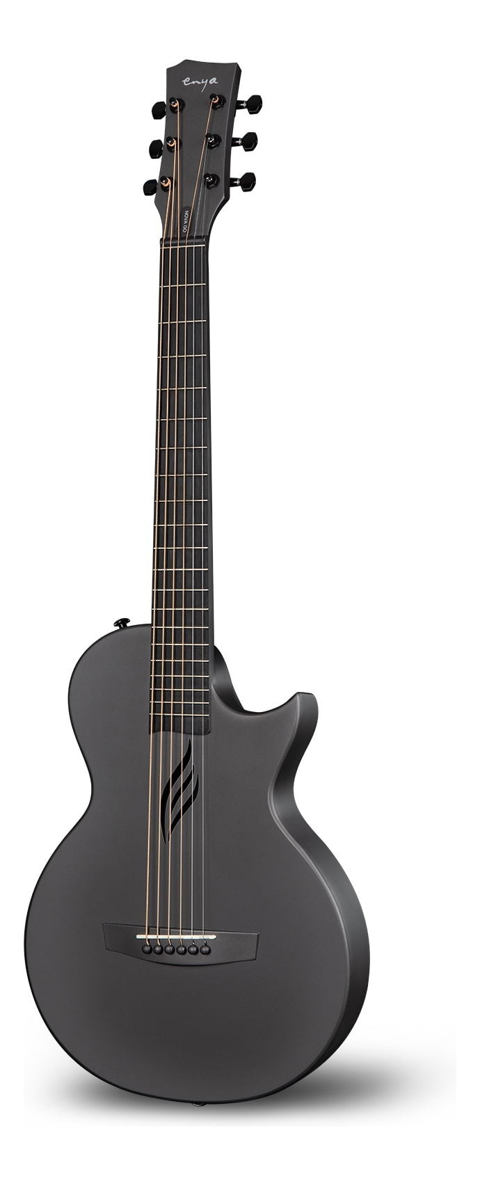 Enya Nova Go 33" Acoustic Smart Guitar Black Pickup