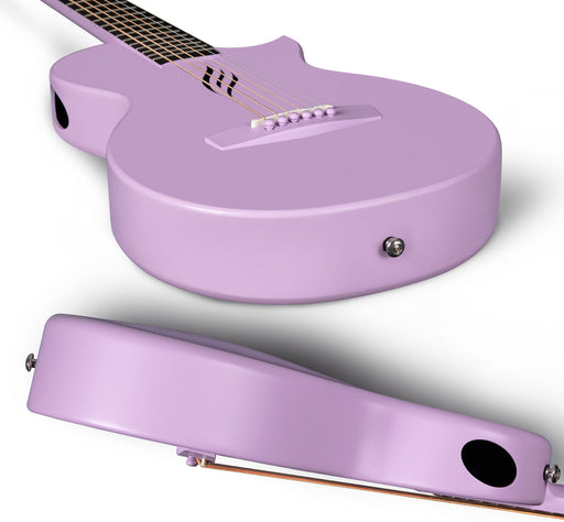 Enya Nova Go 35" Acoustic Smart Guitar Purple Pickup