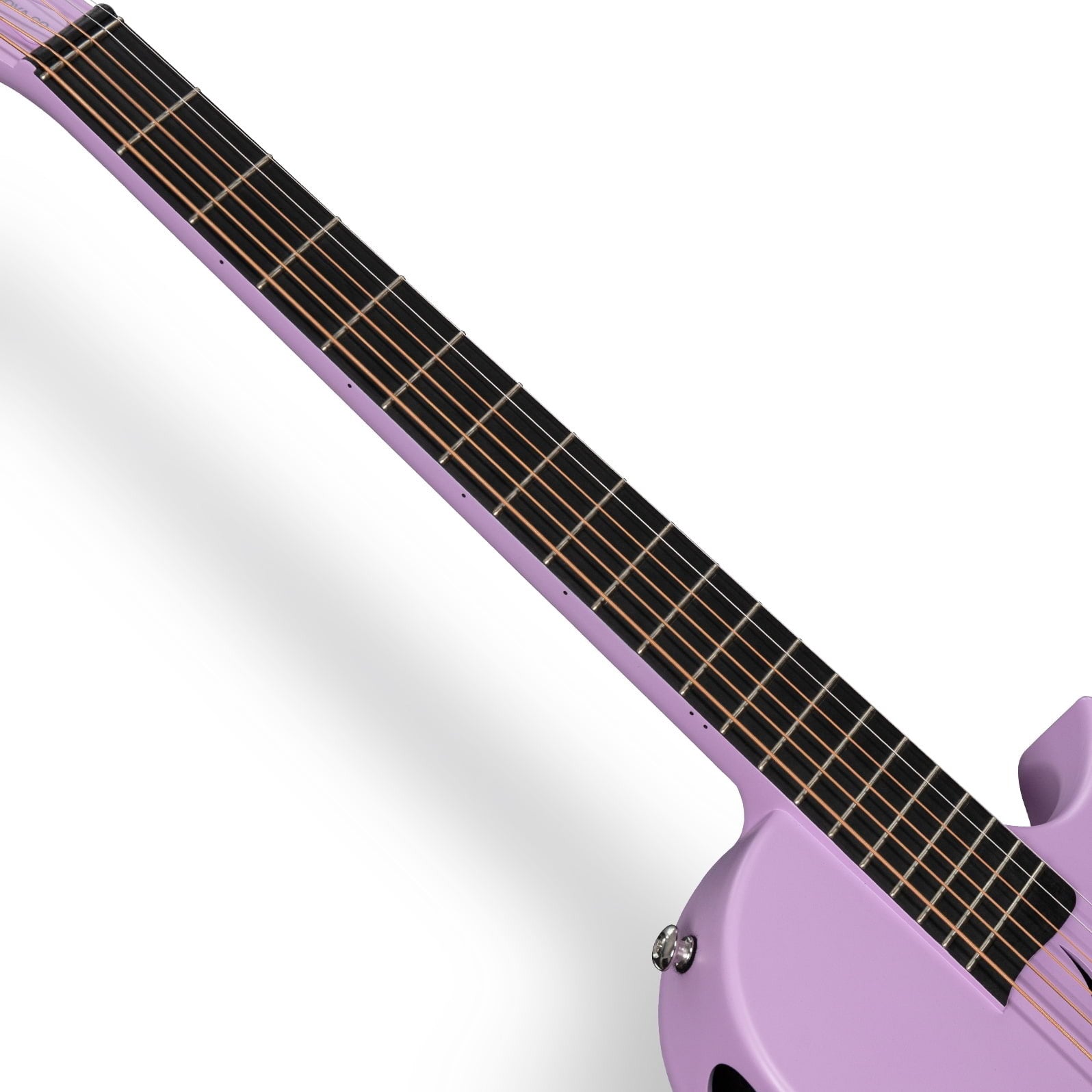 Enya Nova Go 35" Acoustic Smart Guitar Purple Pickup