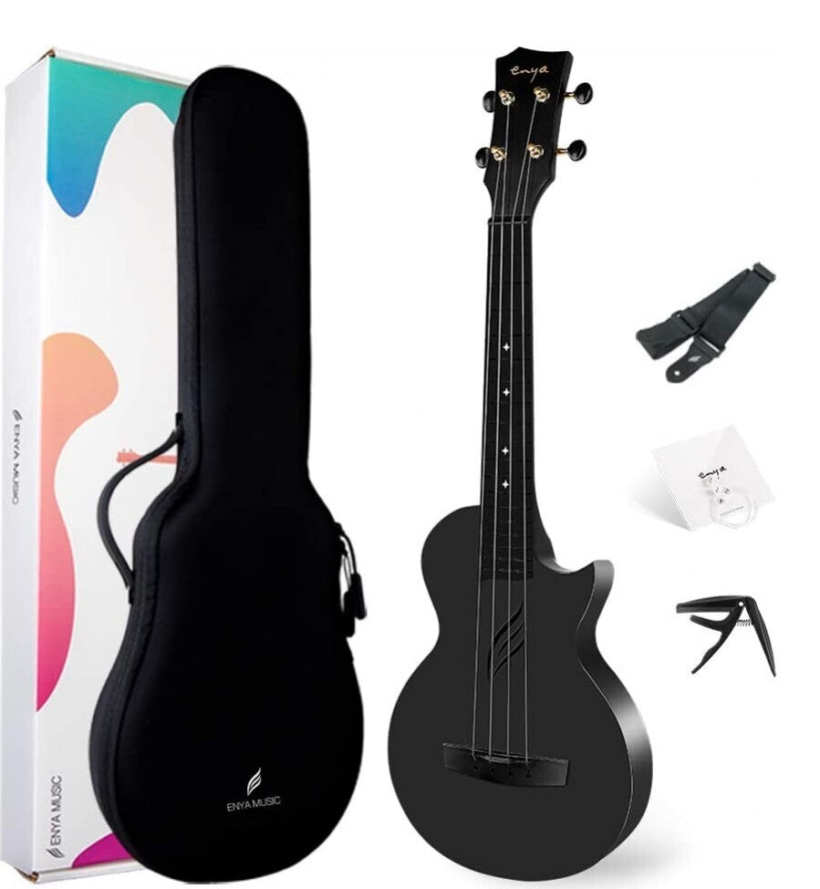 Enya Nova U Carbon Concert Ukulele Black Pickup