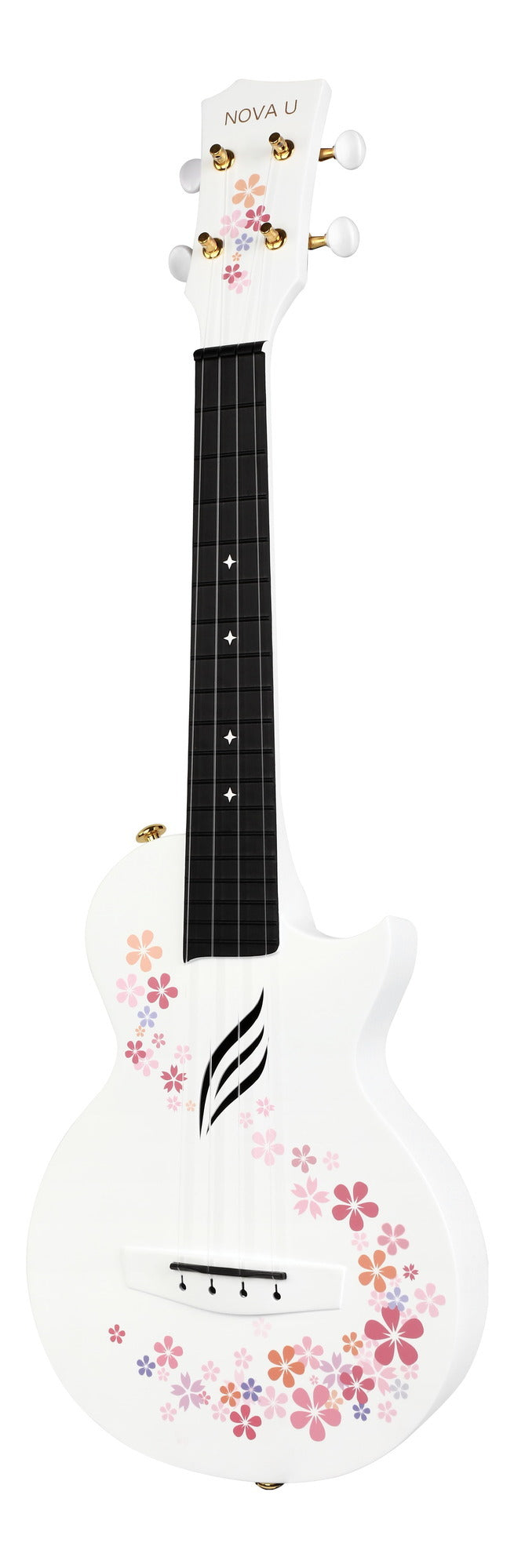 Enya Nova U Carbon Concert Ukulele Flower