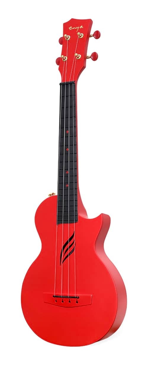 Enya Nova U Carbon Concert Ukulele Red Pickup