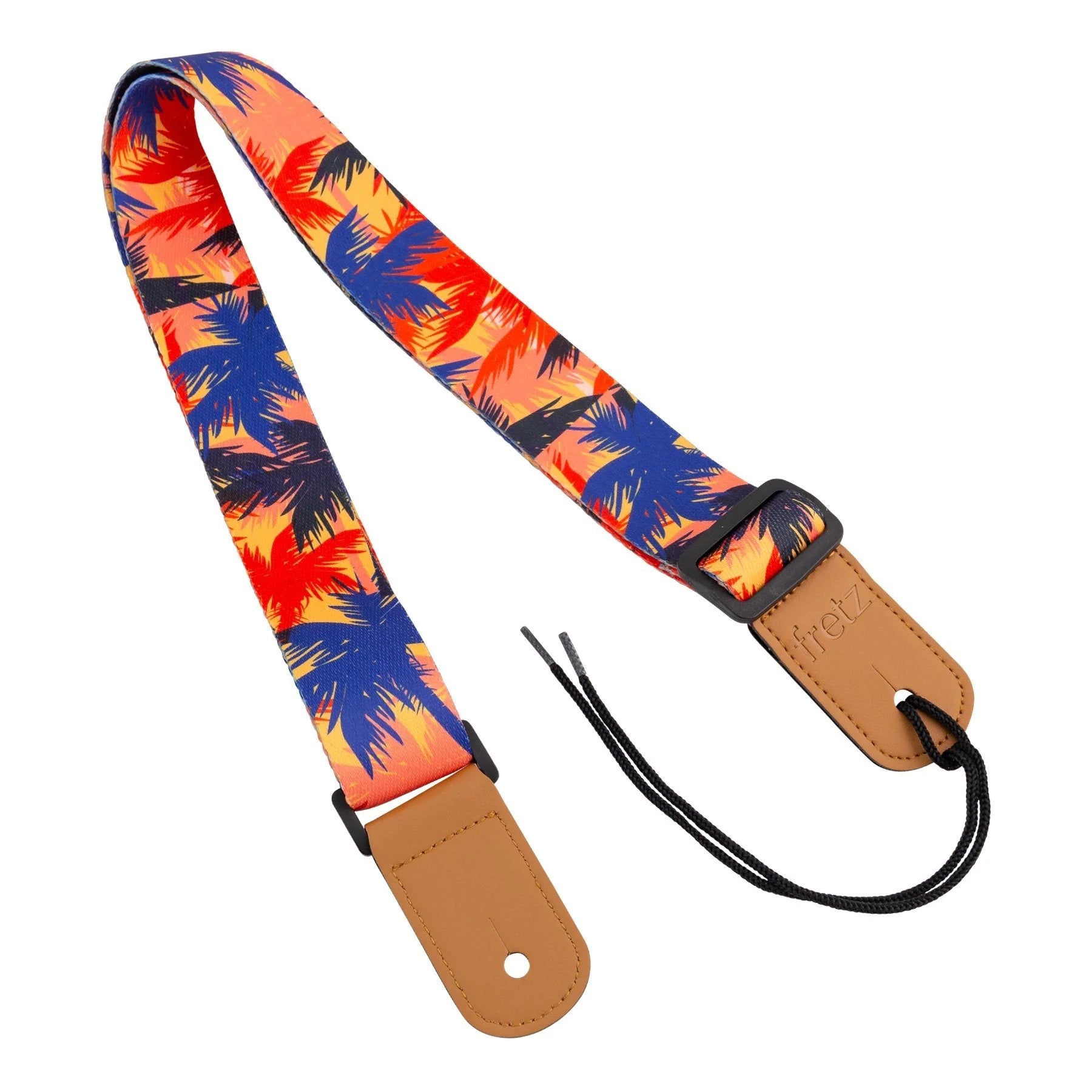 Fretz Hawaiian Style Ukulele Strap - Palm Trees