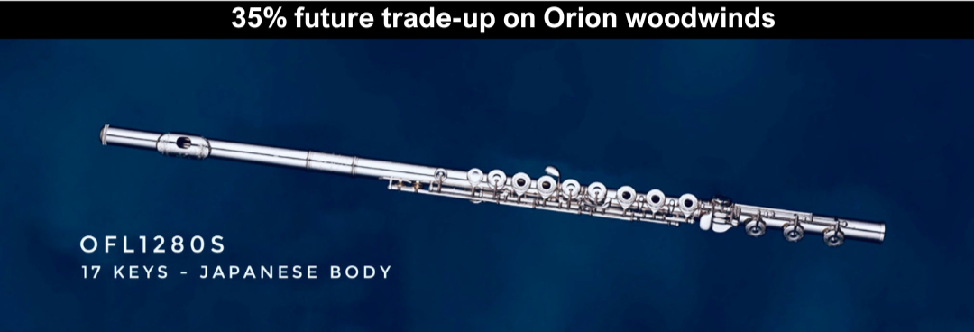 ORION OFL1280S Japan Open Hole Flute B Foot *FLUTESNOV