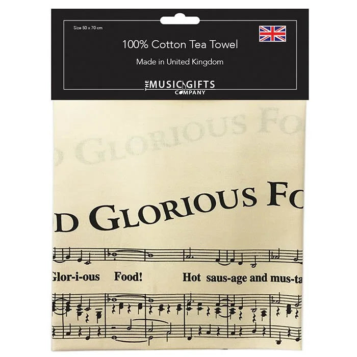 TEA TOWEL FOOD GLORIOUS FOOD GWTT07
