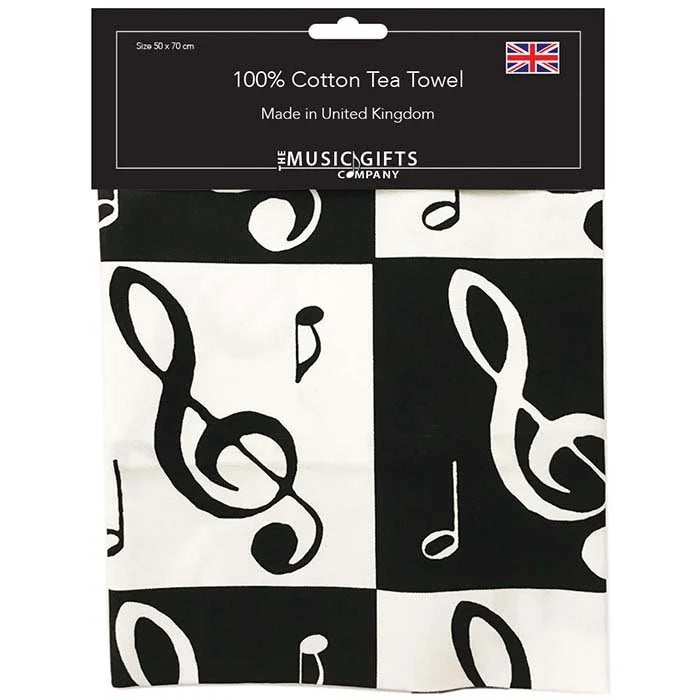 TEA TOWEL MUSIC NOTES GWTT08