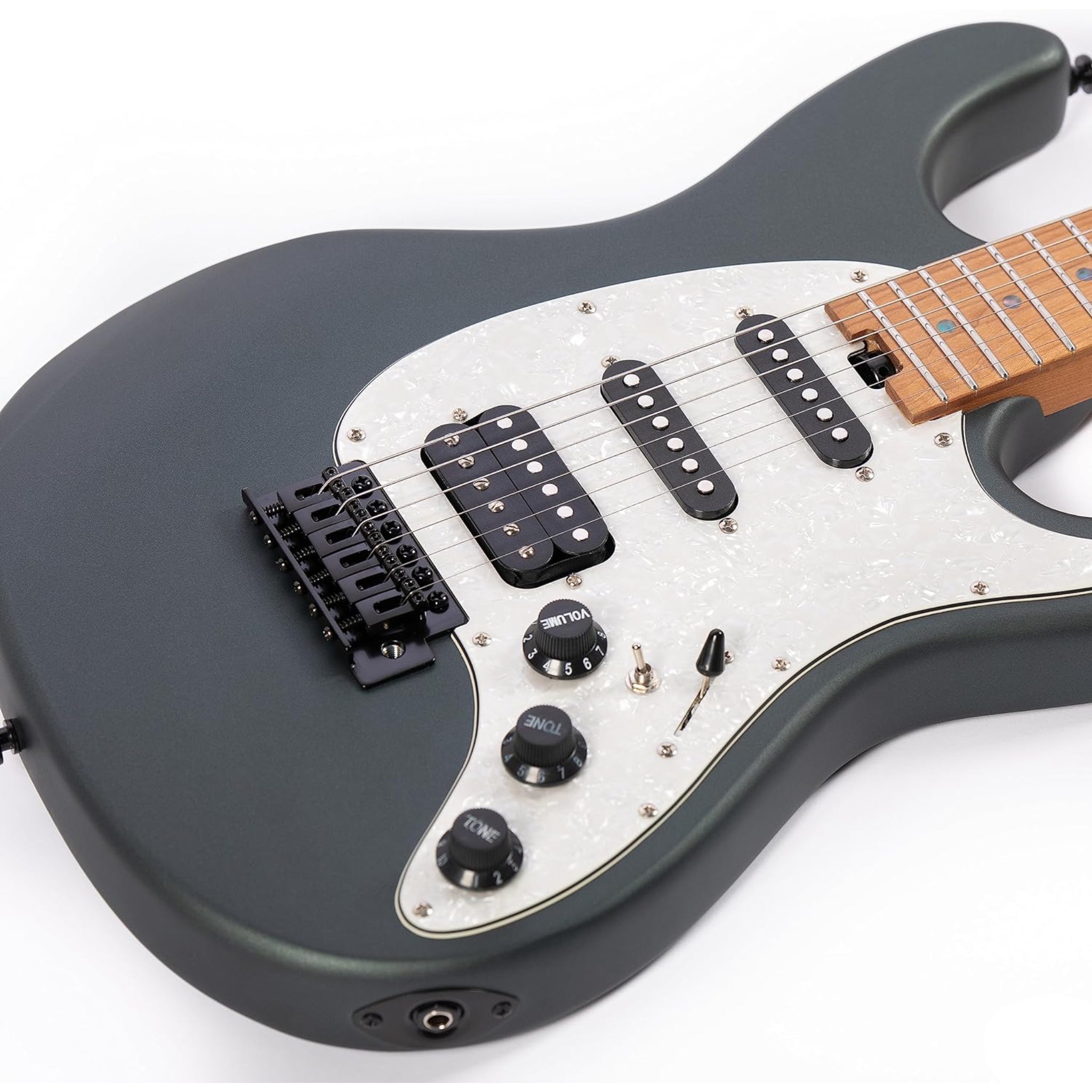 Grote "ST4" Series Electric Guitar in Green Black