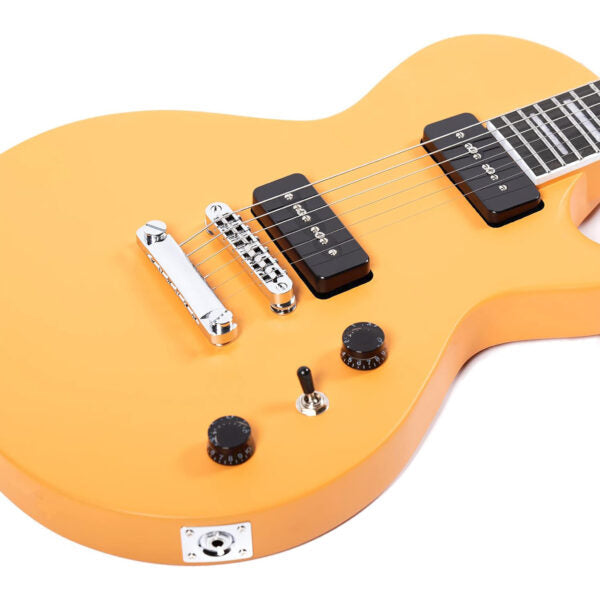 Grote "LPJ" Vintage P90 Electric Guitar in Satin Mandarin