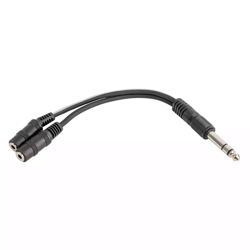 AMS Stereo Dual Splitter Cable - 6 Inch