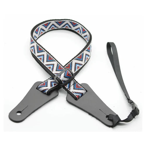 DSL Hill White Ukulele Strap