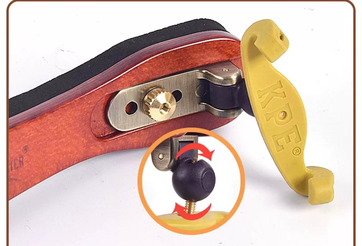 Kapaier KPE Viola Shoulder Rest Arched Collapsible 15-16"