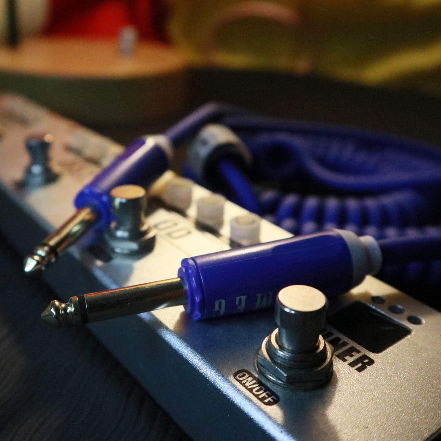 MEG Instrument Cable Coiled 5 Meter / 16 Ft (6 colours)