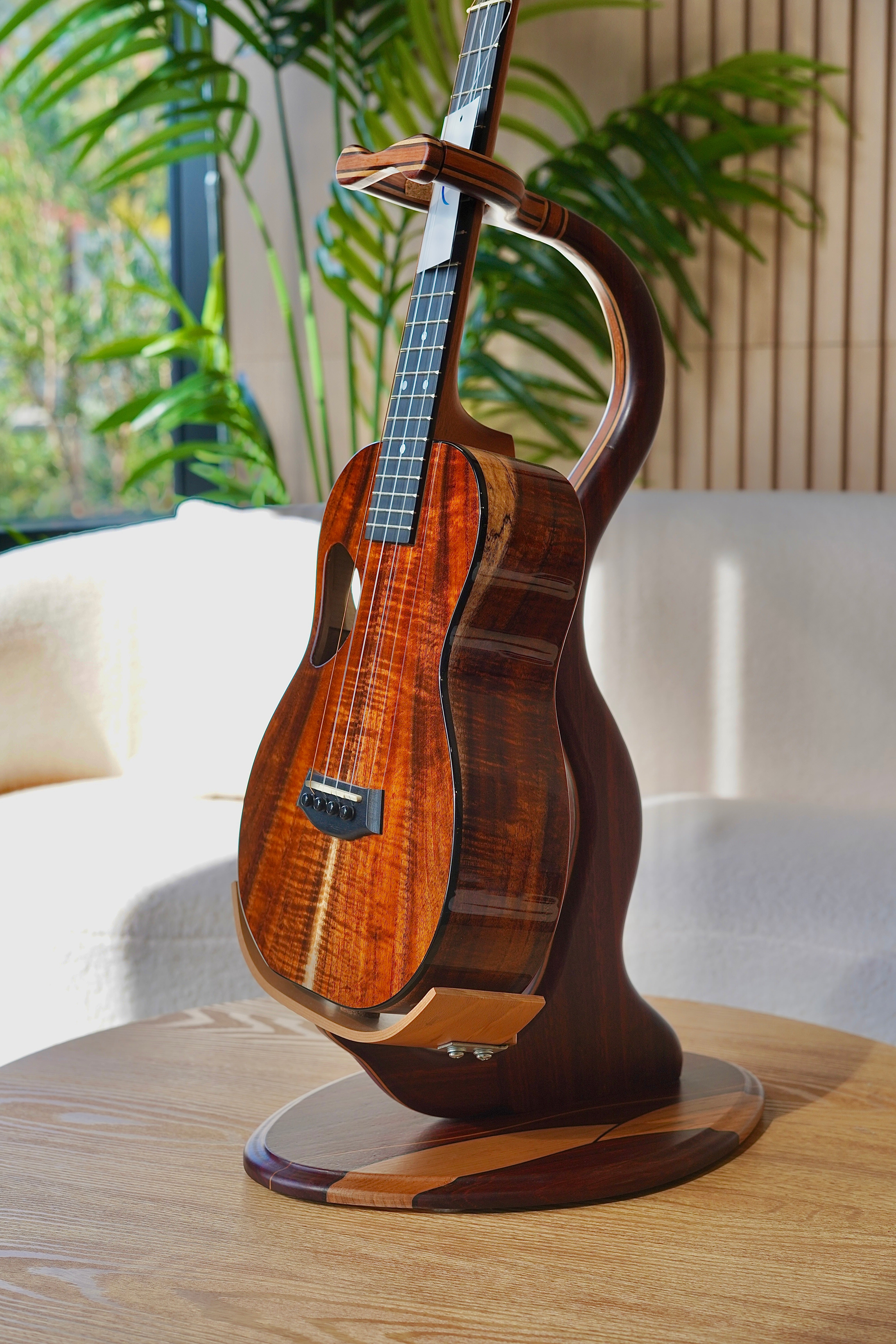 Stands for Sound Hand-Made Ukulele Stand by Iain Johnson - Kanilea