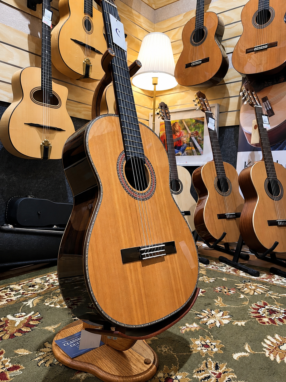 Jose Rincon JR-9C Solid Body Cedar / Ziricote Classical Guitar