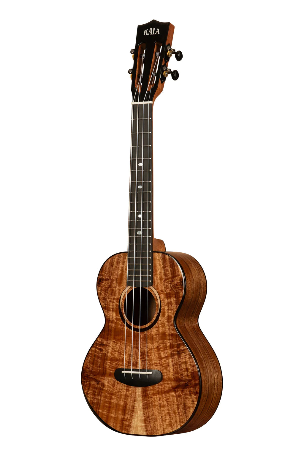 Kala Contour All Solid Gloss Acacia Tenor Ukulele w/ Bag
