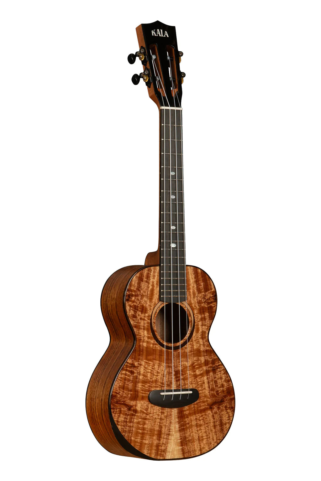 Kala Contour All Solid Gloss Acacia Tenor Ukulele w/ Bag