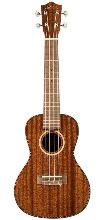 Lanikai Mahogany All Solid Concert Ukulele in Natural Satin Finish