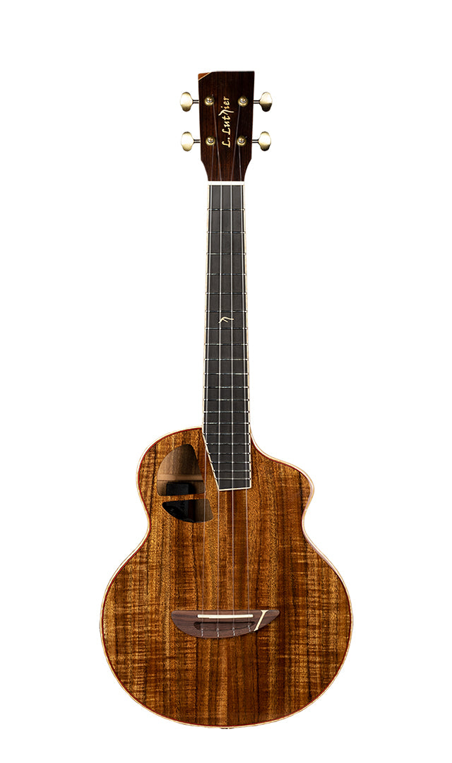 L Luthier Le Koa Full Solid All Koa Tenor Ukulele w/ Pickup