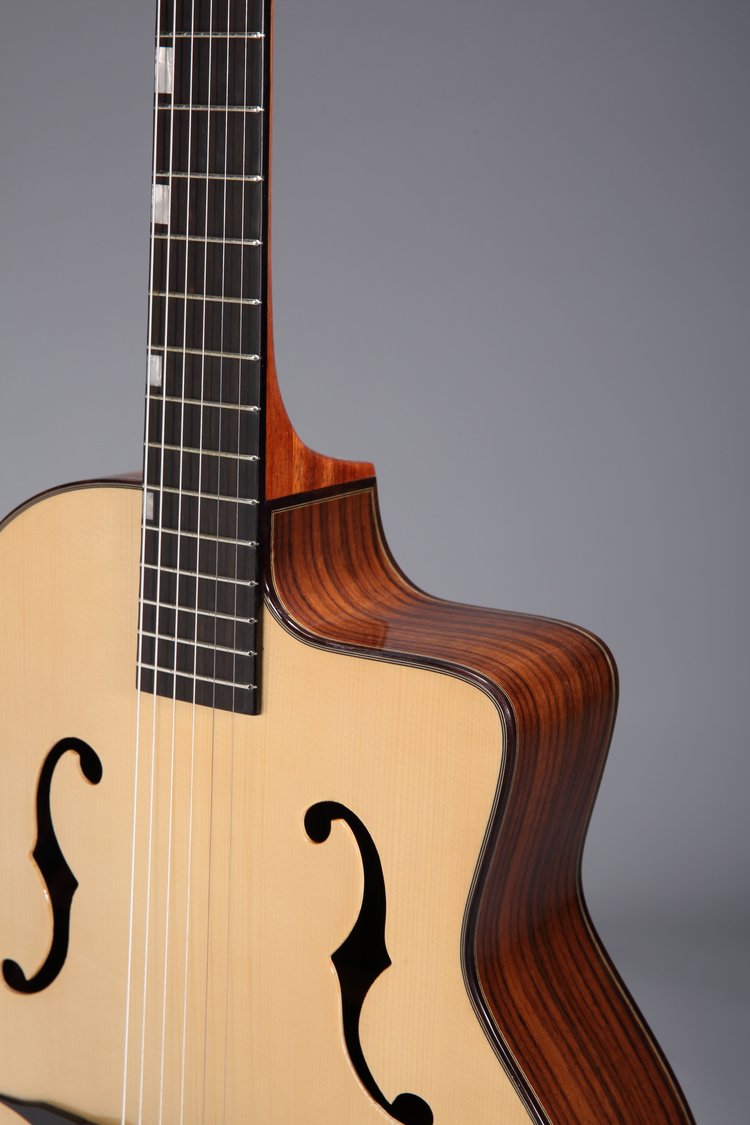 Altamira M01F Spruce Solid Top Gypsy Jazz Guitar