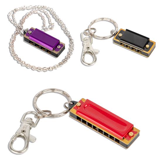 Bryden 8 Hole Harmonica Keyring Mini M78K