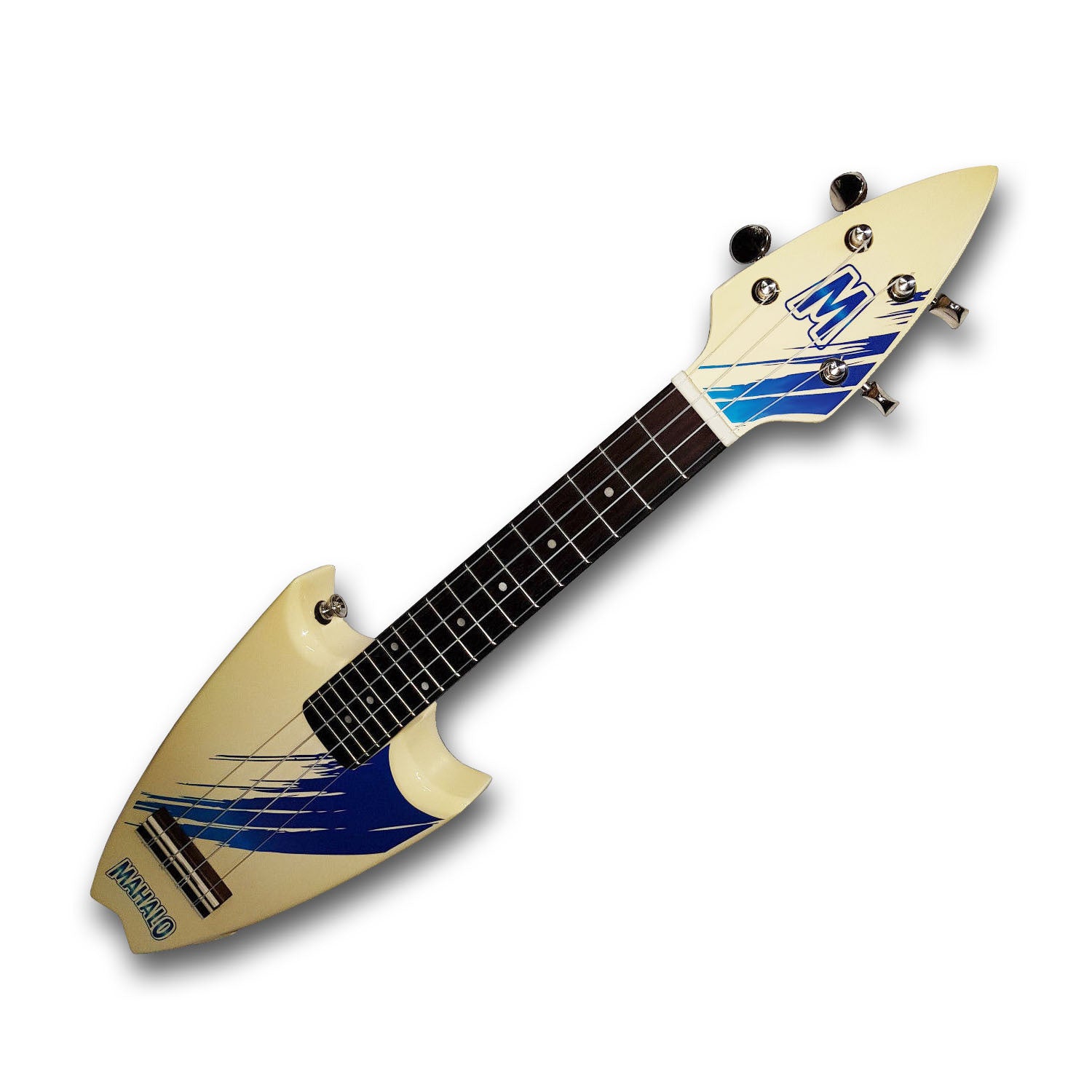 Mahalo Surfboard Shaped Electric Concert Ukulele