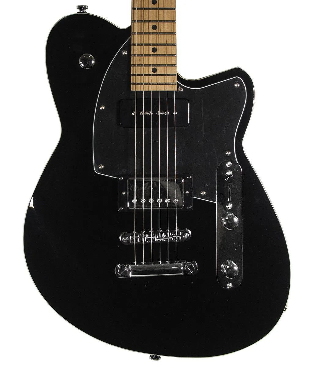 Reverend Double Agent OG Electric Guitar in Midnight Black