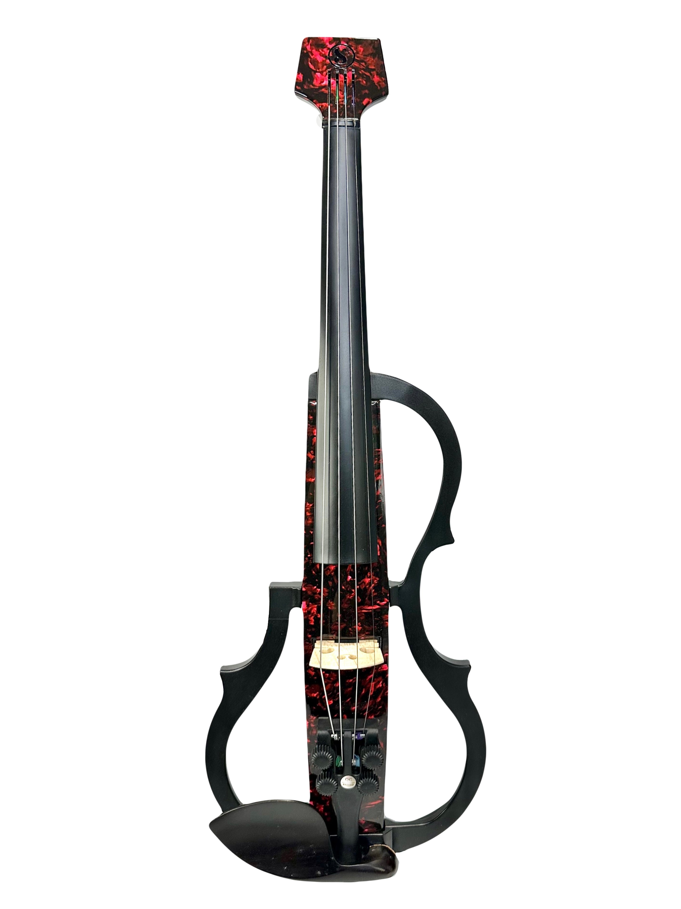 Sonic Strings Turbo I Series Electric Violin Ruby Red Outfit
