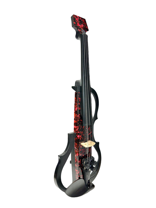 Sonic Strings Turbo I Series Electric Violin Ruby Red Outfit
