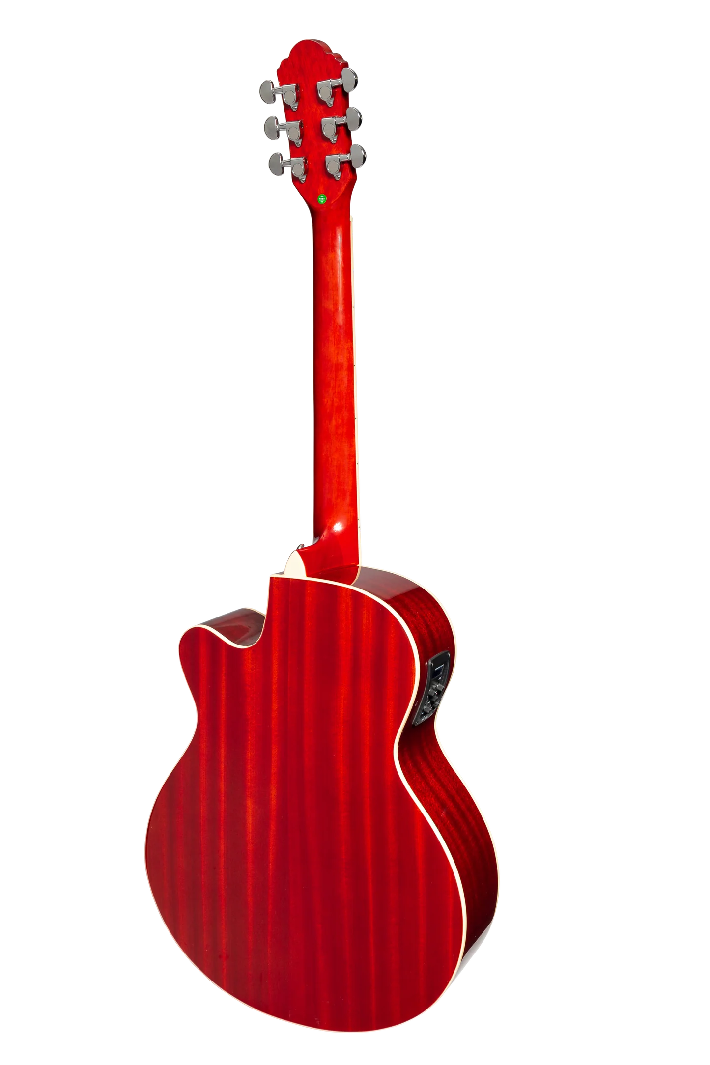 Martinez '41 Series' Folk Size Cutaway Guitar in Red Sunburst w/ Pickup