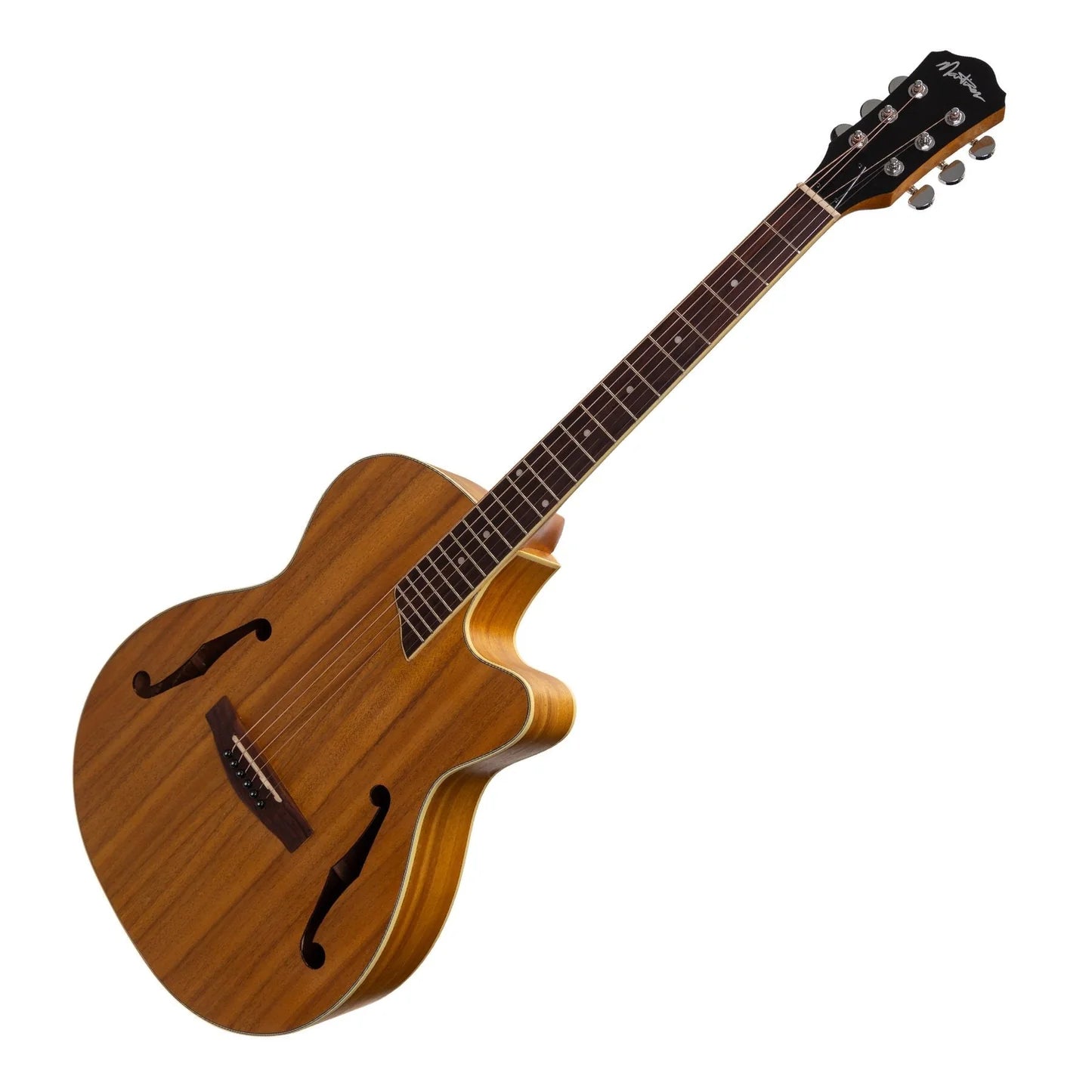 Martinez Jazz Hybrid Small Body Koa Acoustic Guitar w/ Pickup