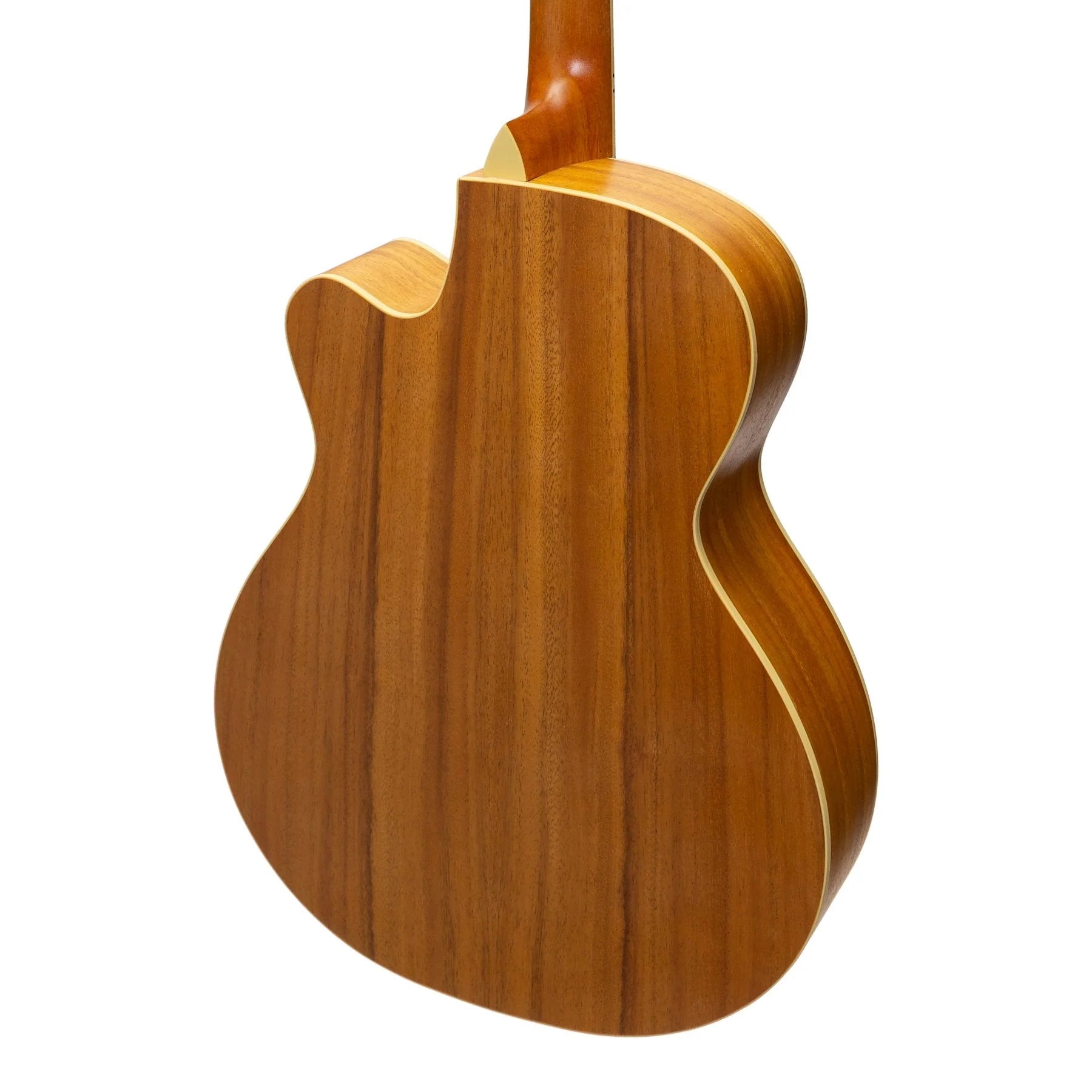 Martinez Jazz Hybrid Small Body Koa Acoustic Guitar w/ Pickup