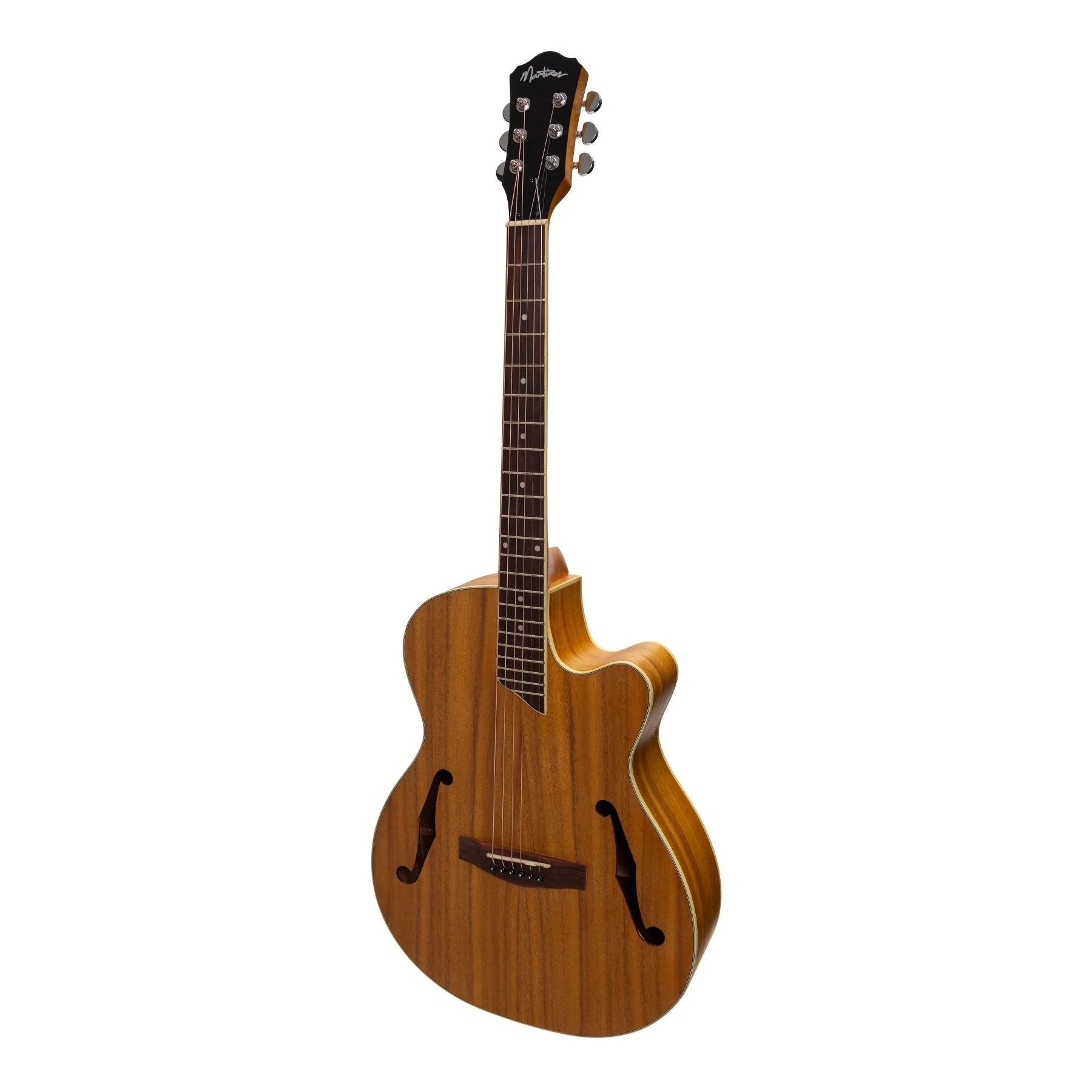 Martinez Jazz Hybrid Small Body Koa Acoustic Guitar w/ Pickup