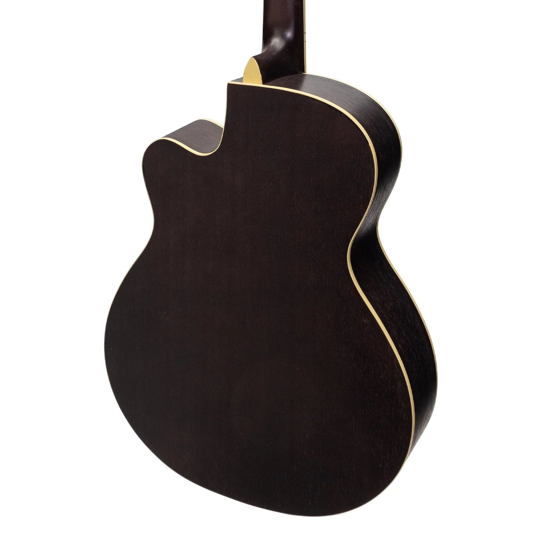 Martinez Jazz Hybrid Small Body Acoustic Guitar in Black