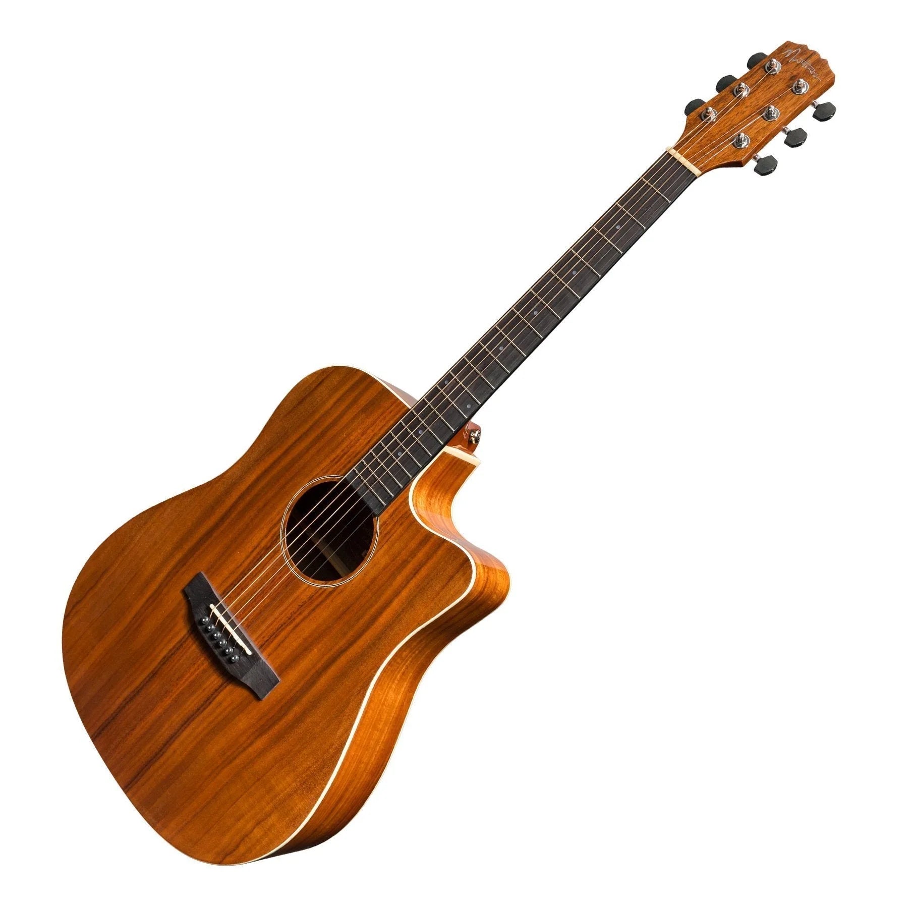 Martinez 'Southern Star Series' Koa Solid Top Acoustic Guitar w/ Pickup