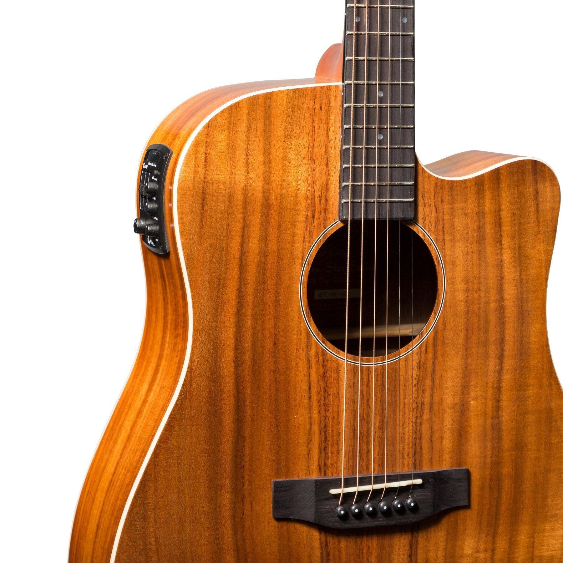Martinez 'Southern Star Series' Koa Solid Top Acoustic Guitar w/ Pickup
