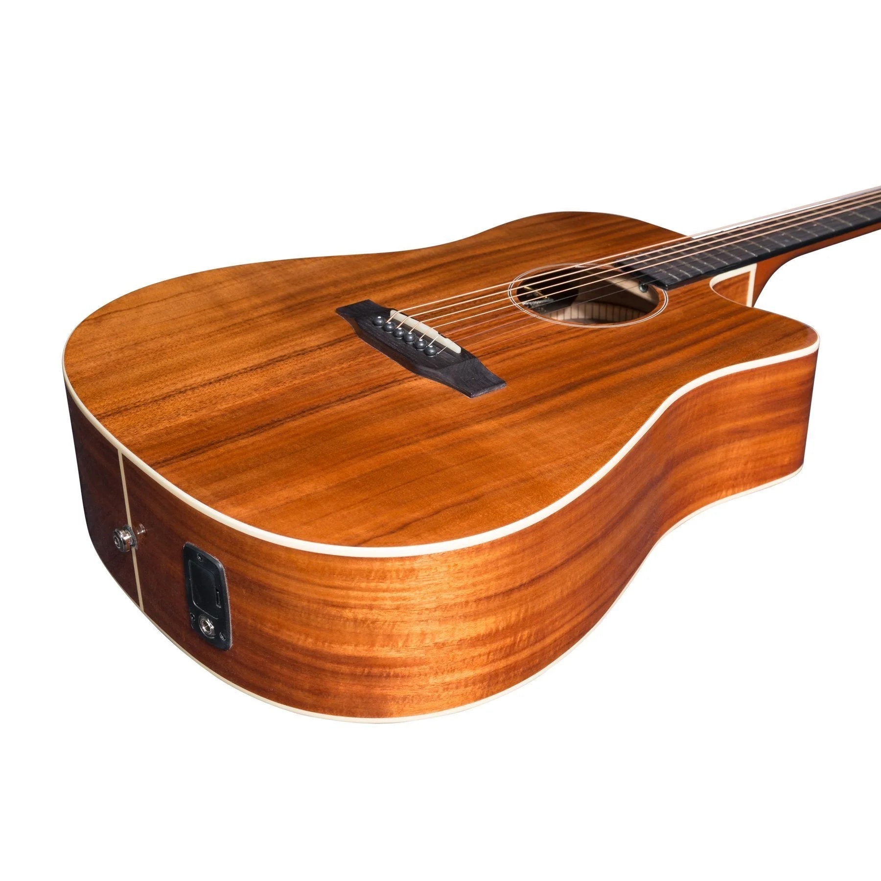 Martinez 'Southern Star Series' Koa Solid Top Acoustic Guitar w/ Pickup