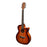 Martinez 'Southern Star' Mahogany Solid Top Small Body Cutaway Guitar - Satin Sunburst Pickup