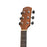 Martinez 'Southern Star' Mahogany Solid Top Mini Guitar - Satin Sunburst Pickup