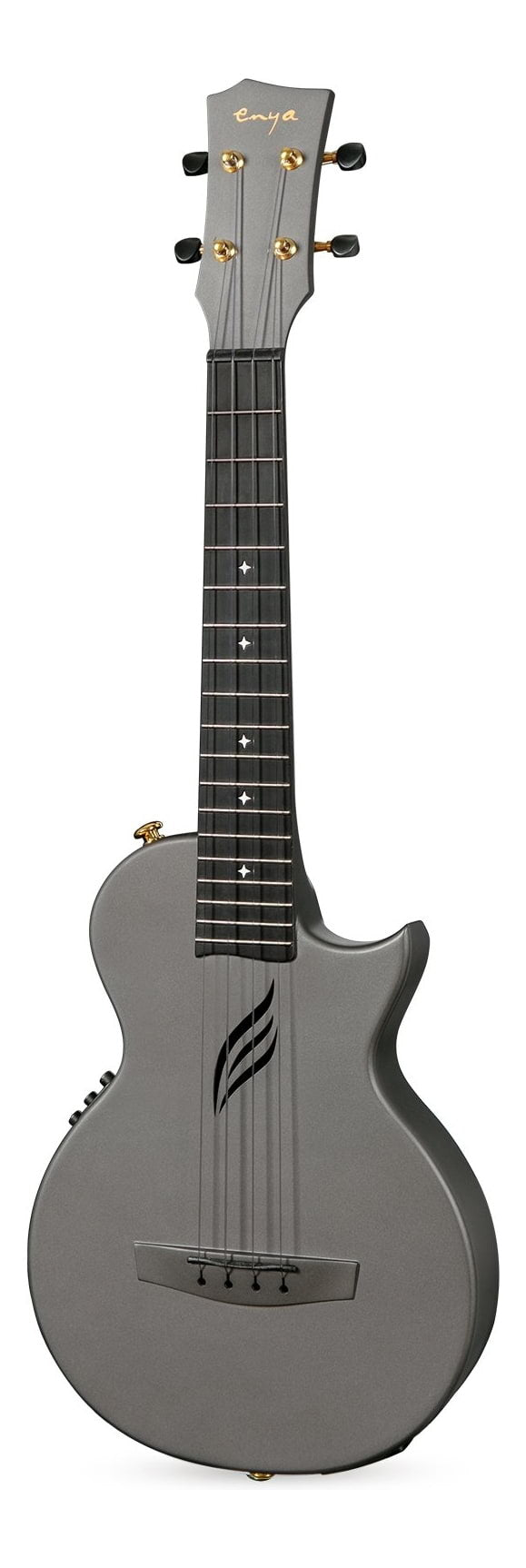 Enya Nova U Pro Carbon Tenor Ukulele Black Pickup