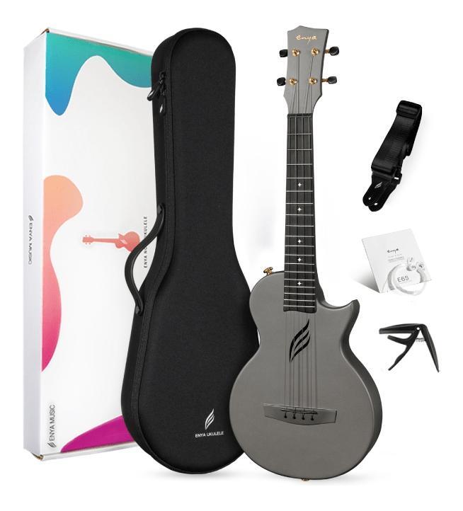 Enya Nova U Pro Carbon Tenor Ukulele Black Pickup