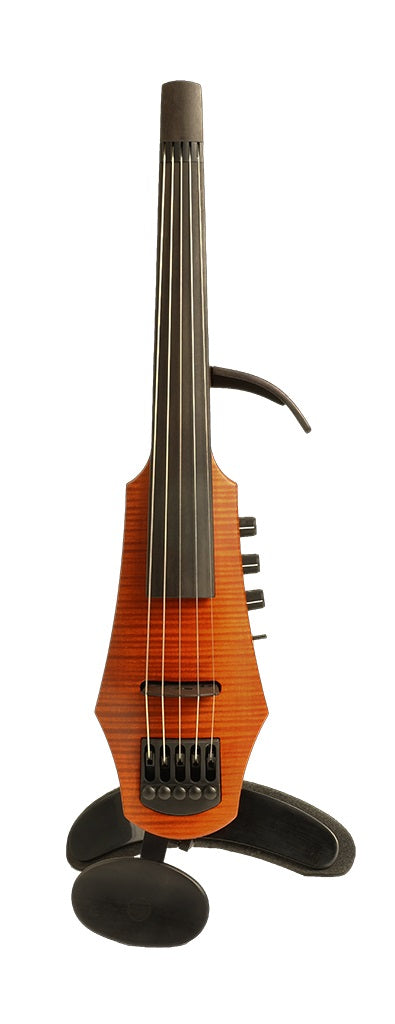 NS Design CR4 Violin 4 String Traditional Amber Stain