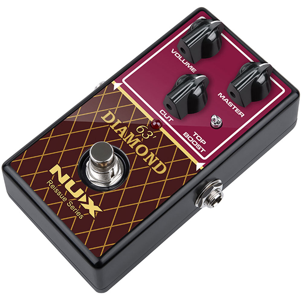 NUX Reissue Series 63' Diamond Overdrive Effects Pedal