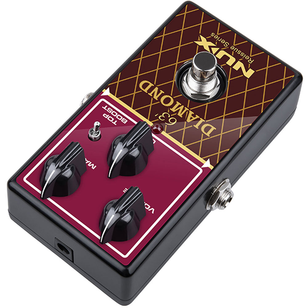 NUX Reissue Series 63' Diamond Overdrive Effects Pedal