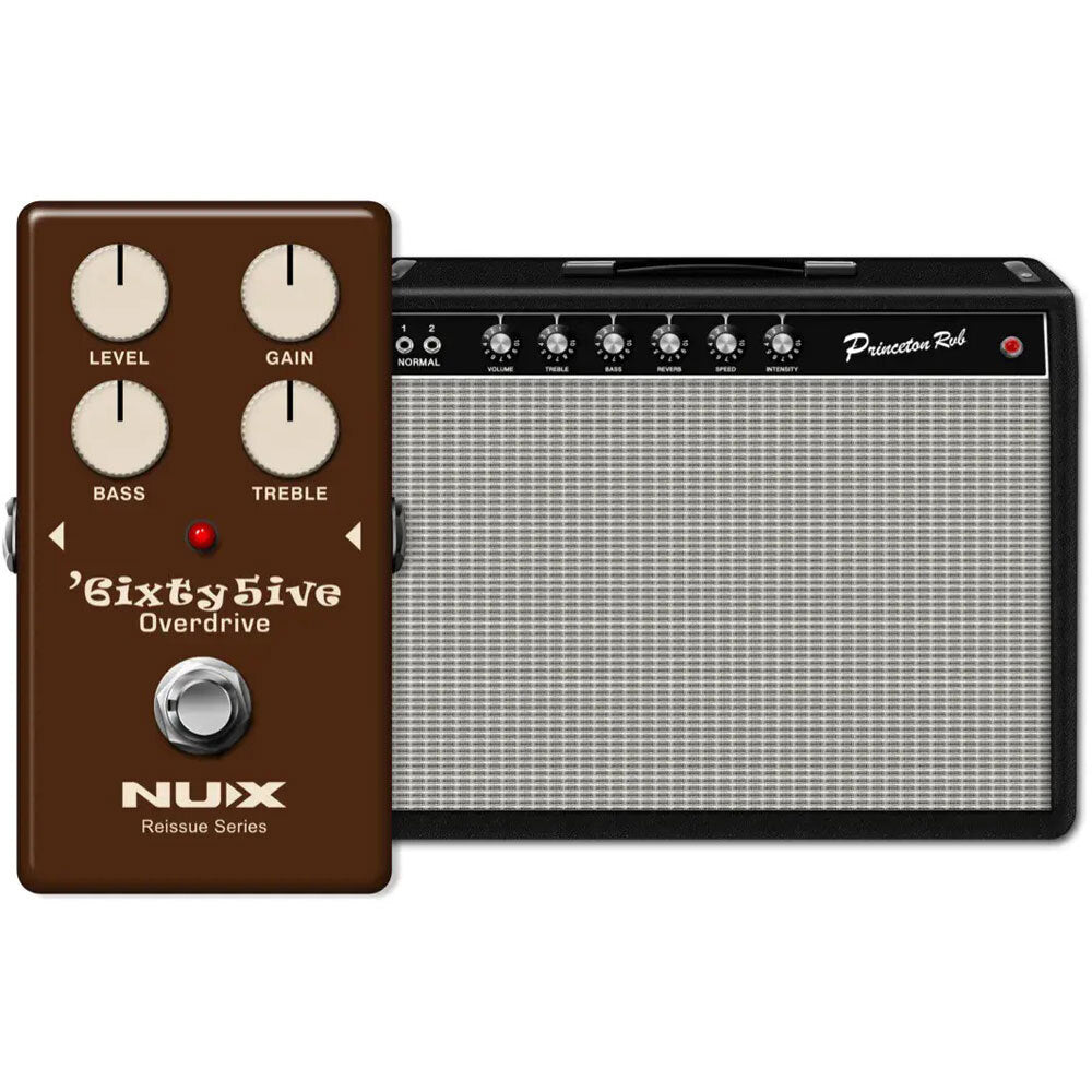 nux overdrive pedal NUX Reissue Series 6ixty5ive Overdrive Effects Pedal *EOFYGTRACC