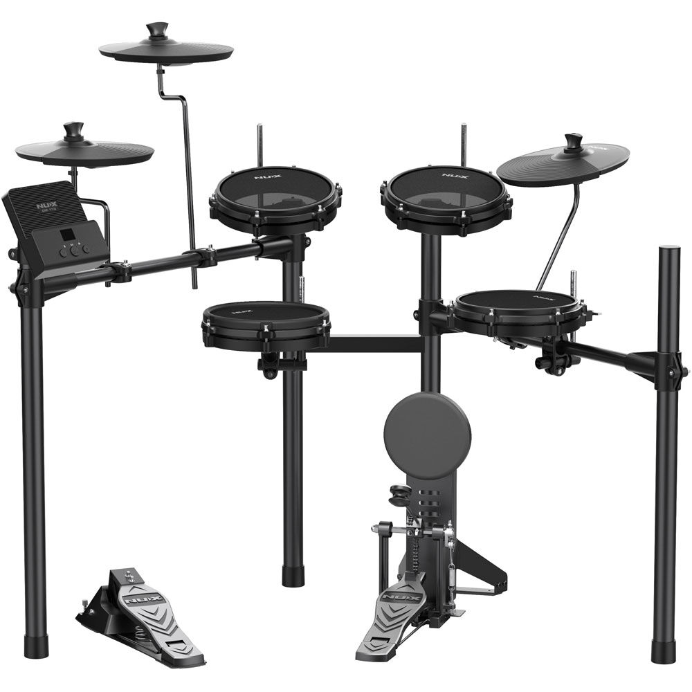NU-X DM110 Portable 8-Piece Electronic Drum Kit w/ Round Throne DA1238