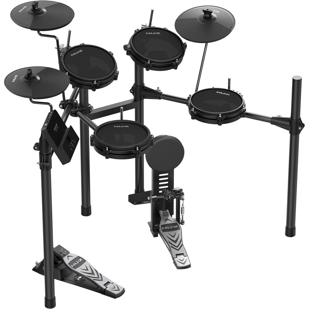 NU-X DM110 Portable 8-Piece Electronic Drum Kit w/ Round Throne DA1238