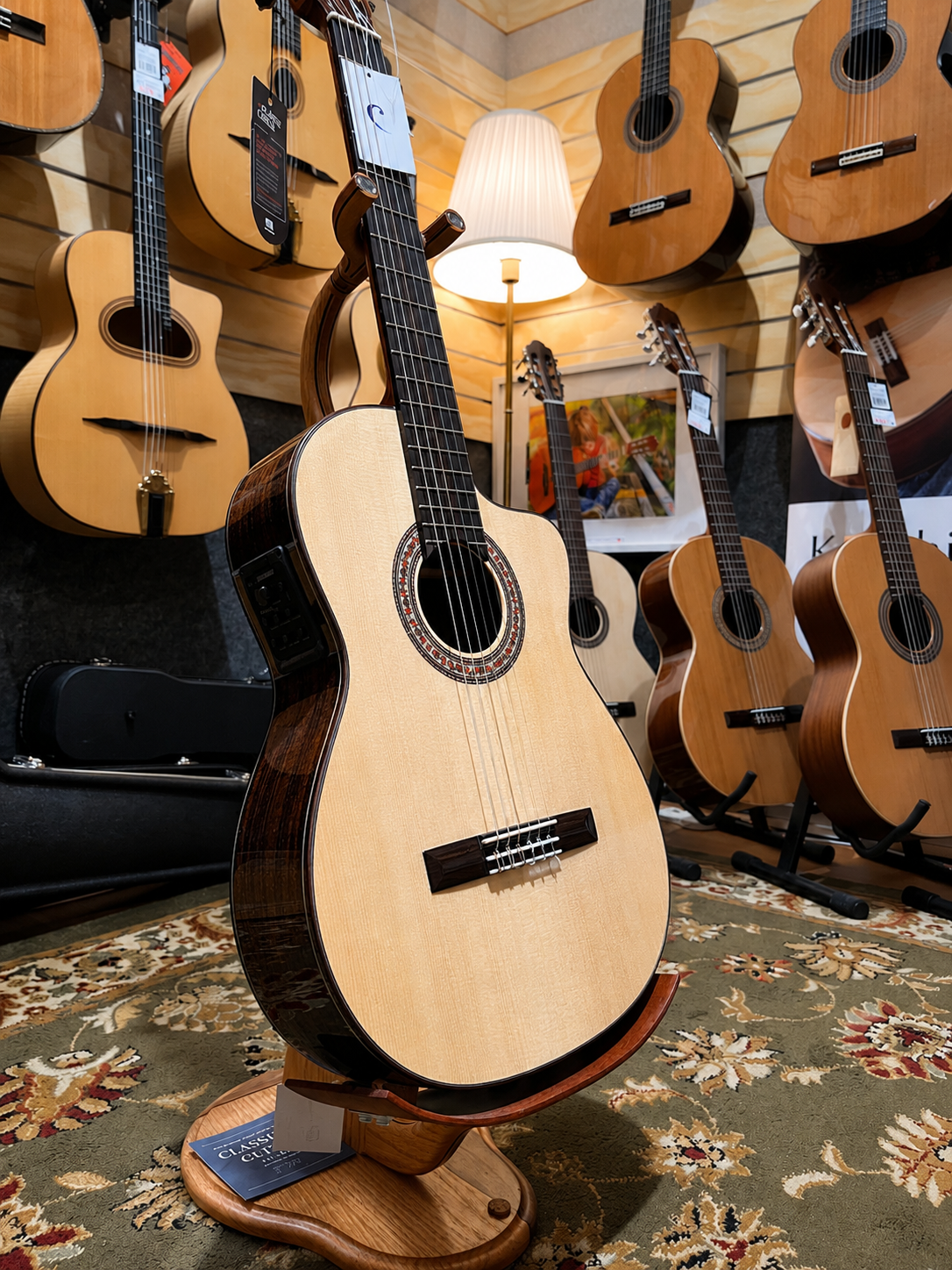 ORION Flamenco Guitar Spruce Rosewood OFG90SR-CE w/ Pickup